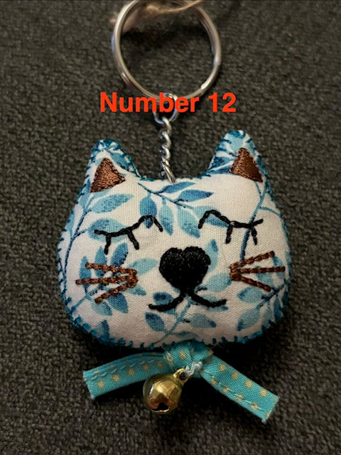 Vintage Cat Keyring