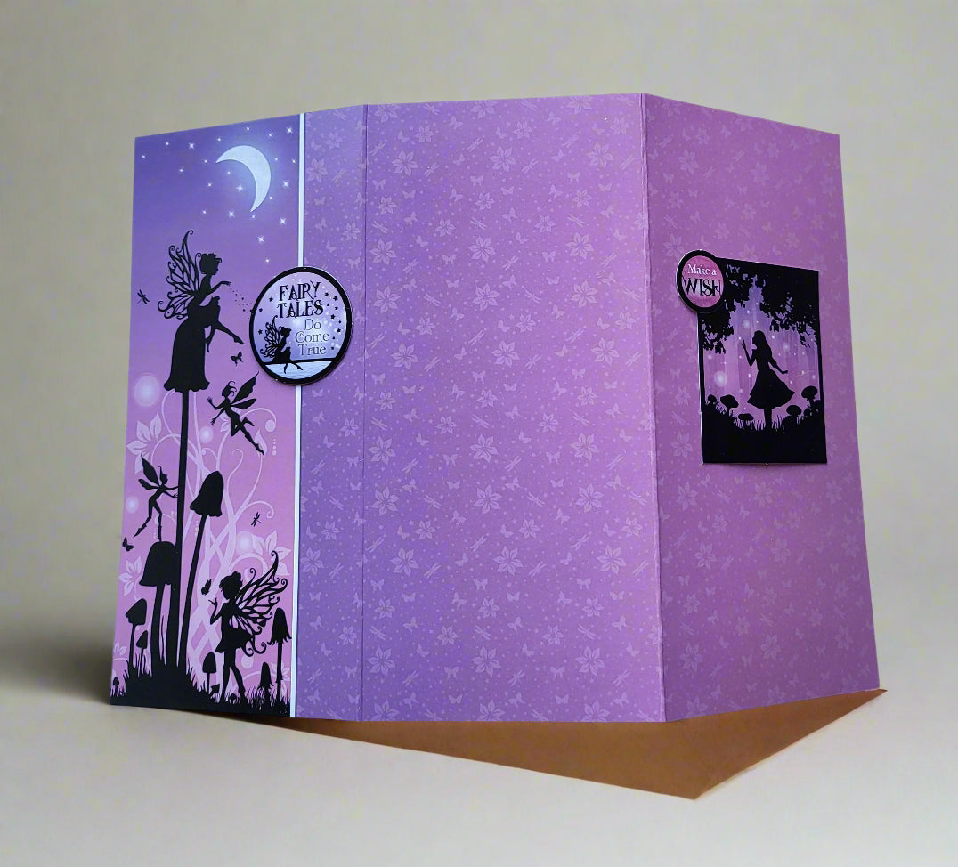Greetings Card Handcrafted Fairy Tales Do Come True