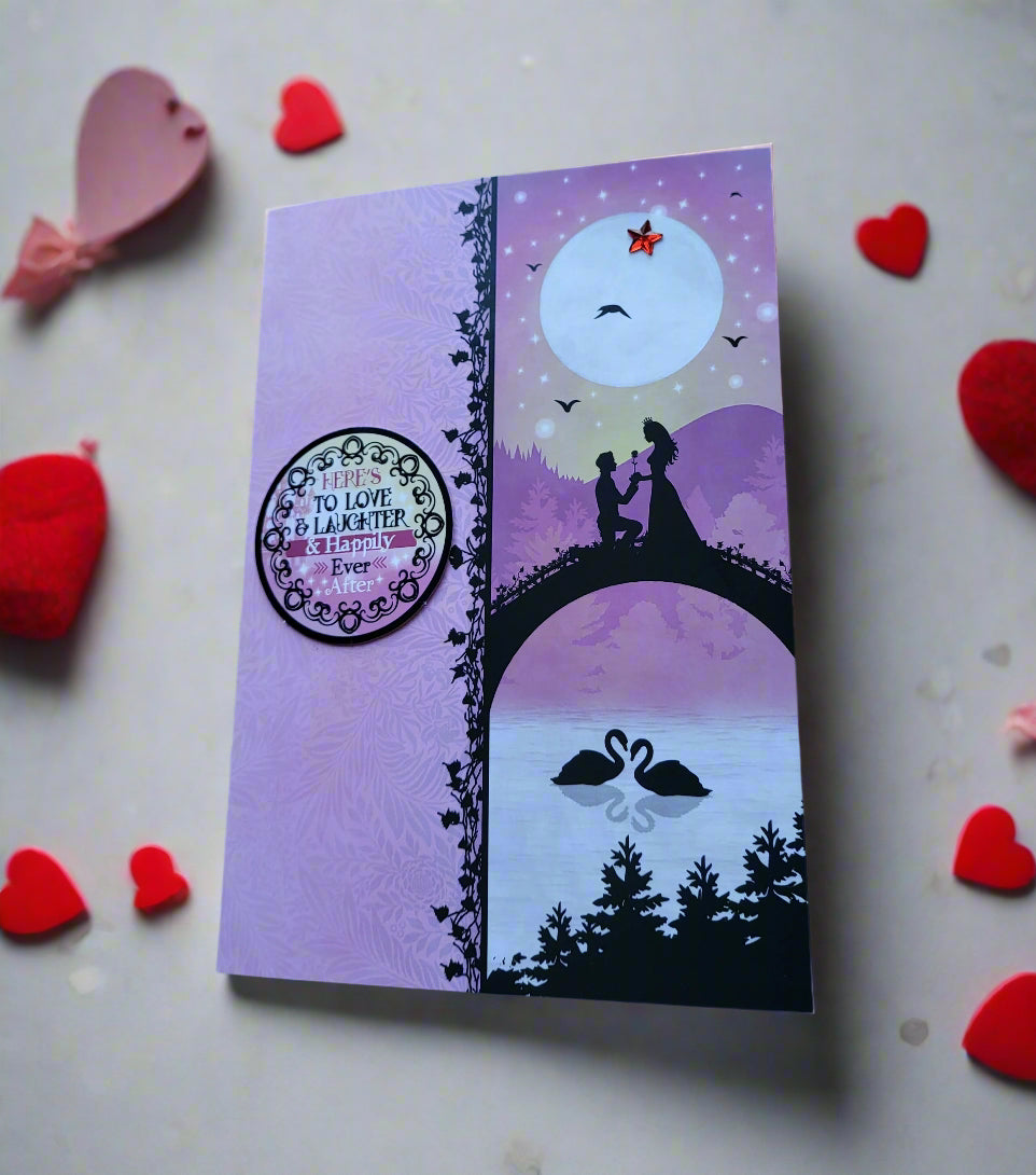 Greetings Card Handcrafted Happily Ever After