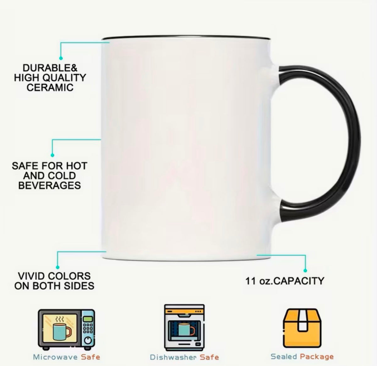 Meow Cat Graphic Printed Coffee Mug