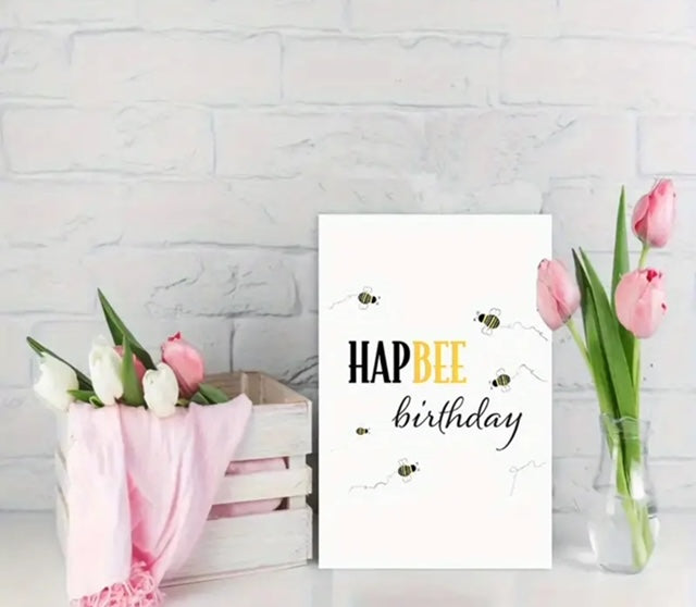 Greetings Card Hapbee Birthday