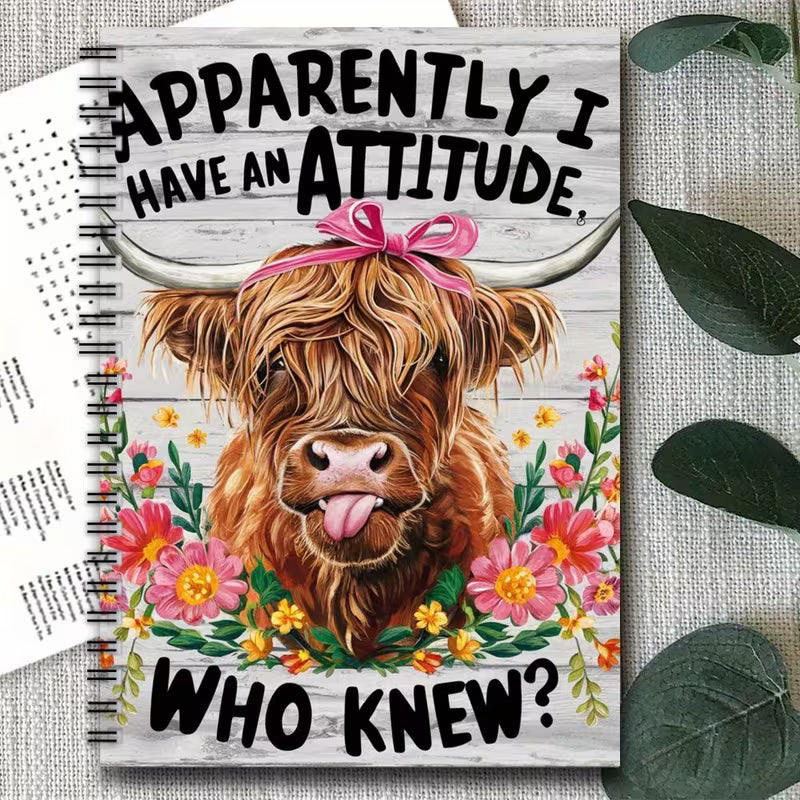 Cute Highland Cow Notebook