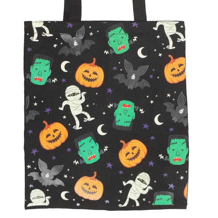 Monster Mash Halloween Tote Bag