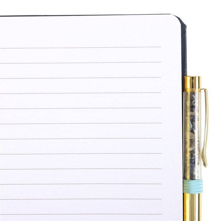 All Seeing Eye Notebook with Crystal Chip Pen