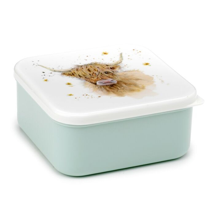 Set of 3 Lunch Box M L XL Jan Pashley Highland Coo Cow