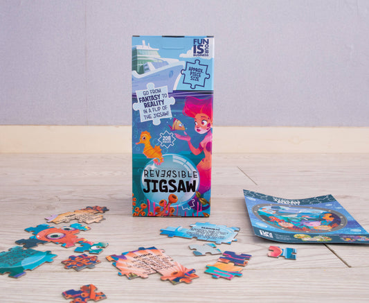 Children's Reversible Jigsaws -  Ocean Creatures