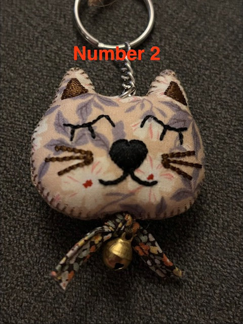 Vintage Cat Keyring