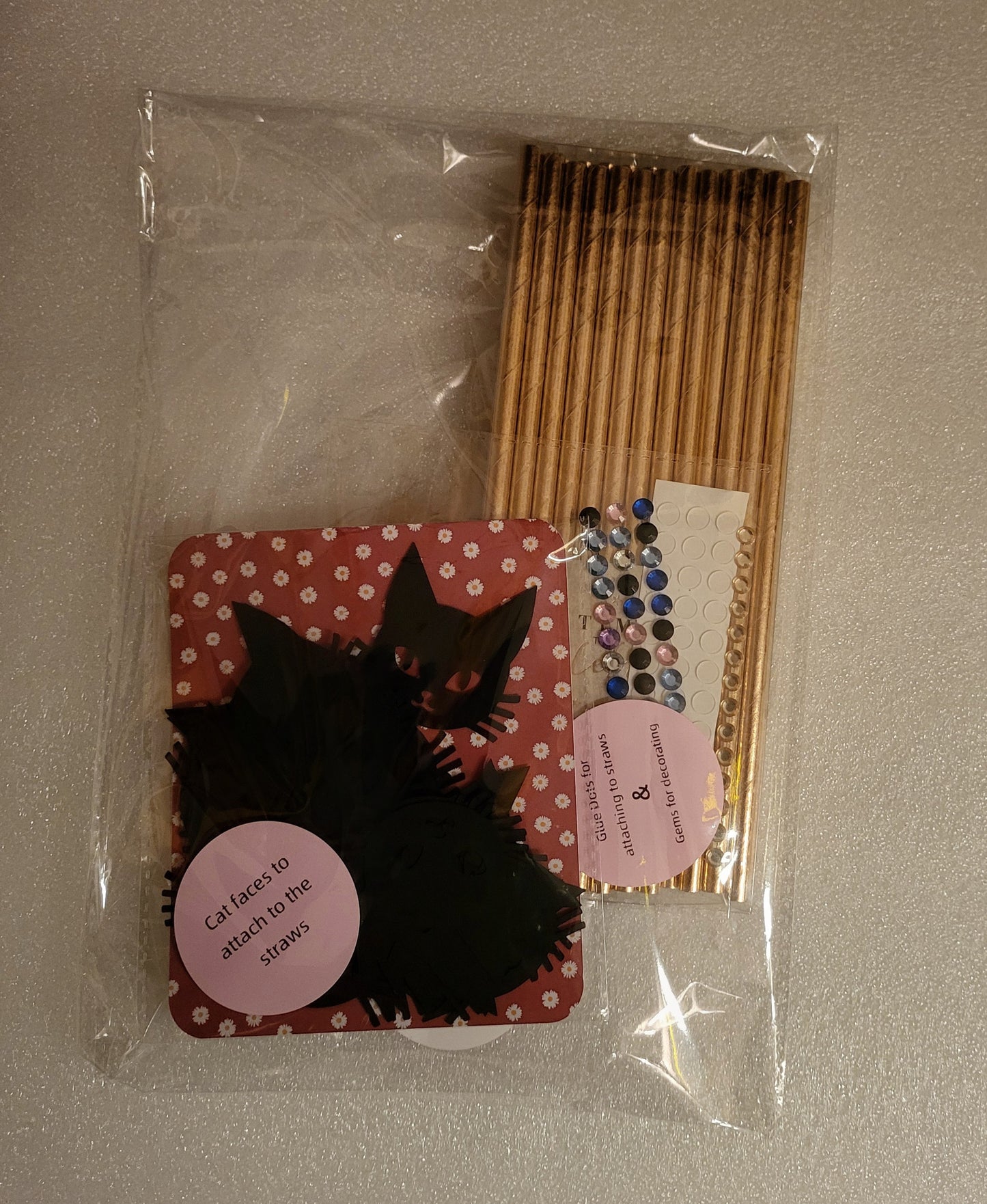 25 pcs Cat Straw Making Kit