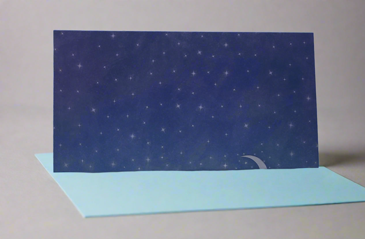 Greetings Card Handcrafted No Midnight