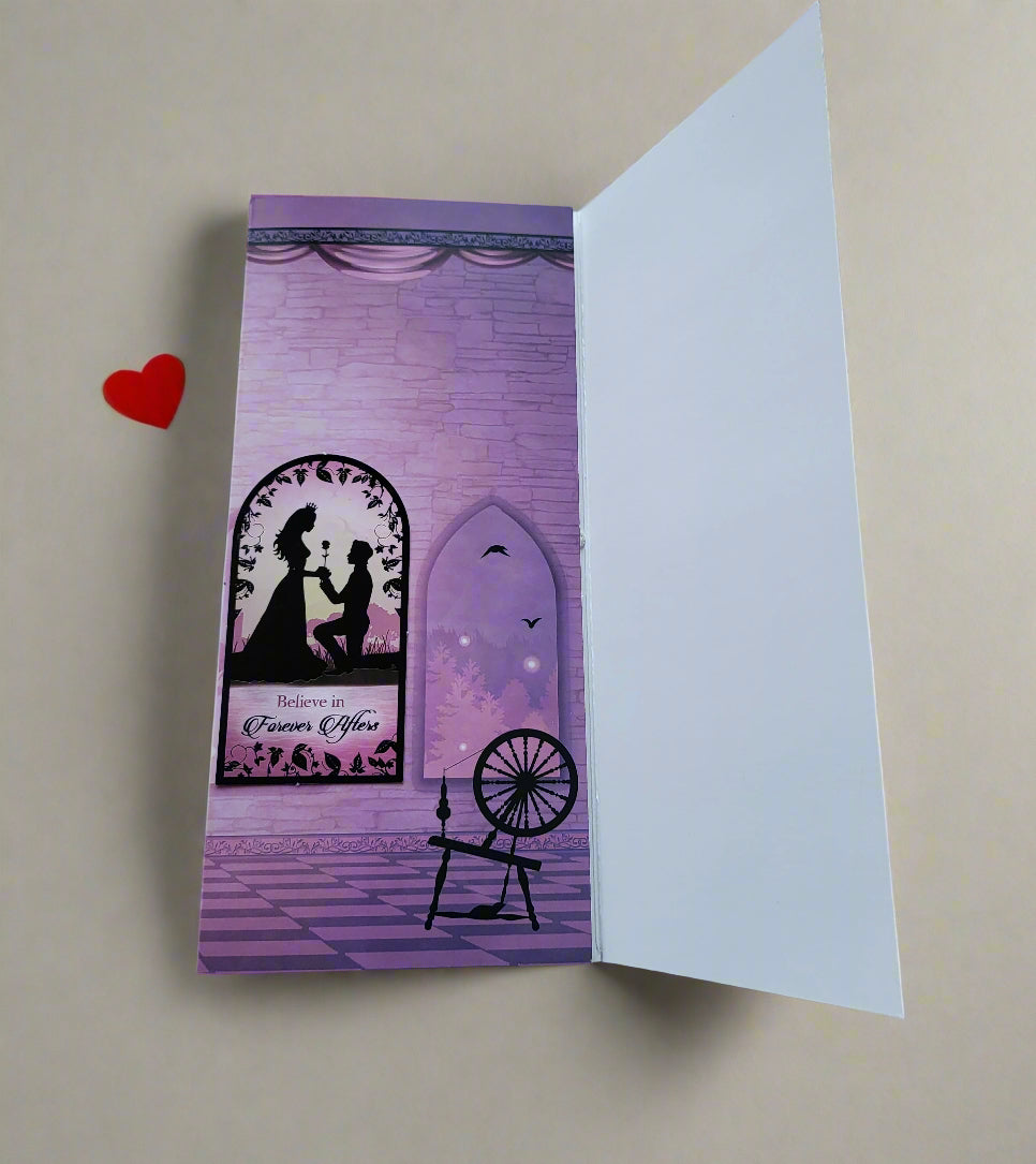 Greetings Card Handcrafted Beautiful Love Story
