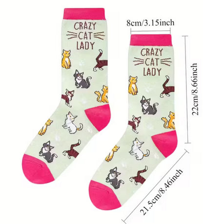Crazy Cat Lady Socks