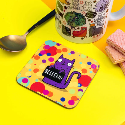 Sweary Bellend Cat Coasters