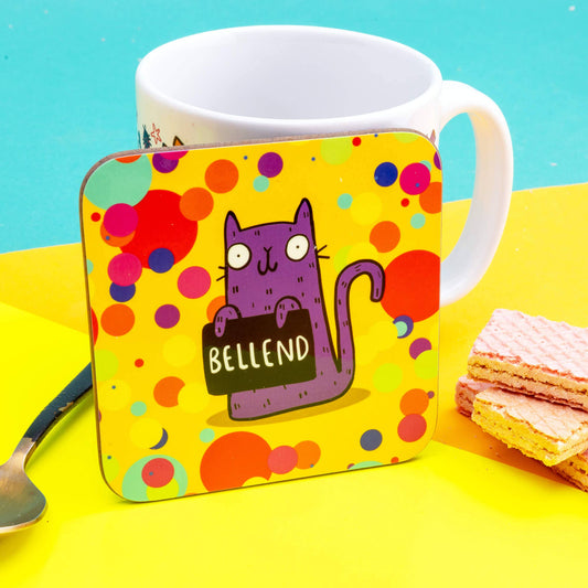 Sweary Bellend Cat Coasters