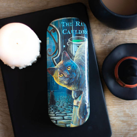 The Rusty Cauldron Cat Glasses Case by Lisa Parker