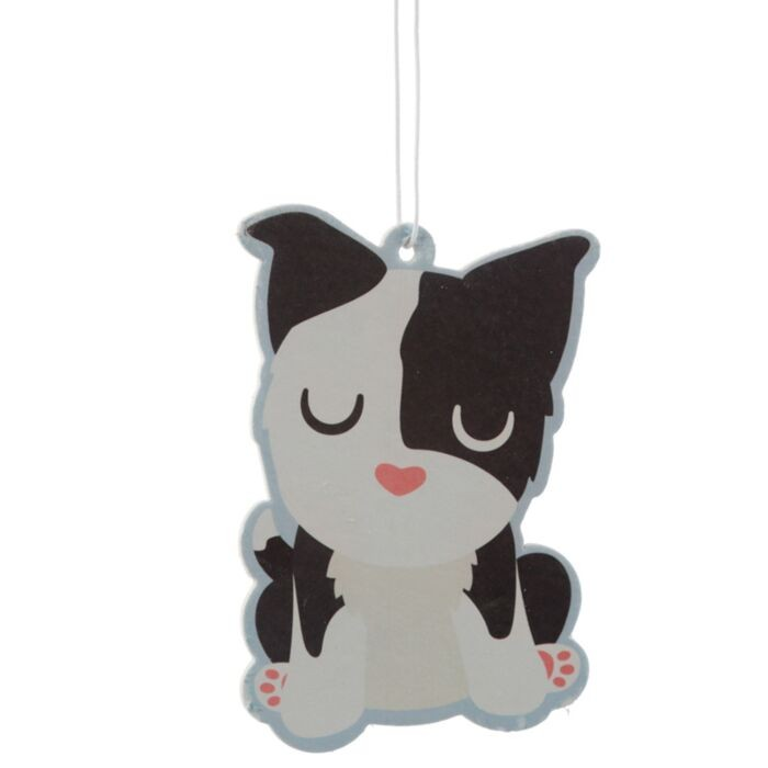 Lemon Cake Dog Squad Black & White Dog Air Freshener