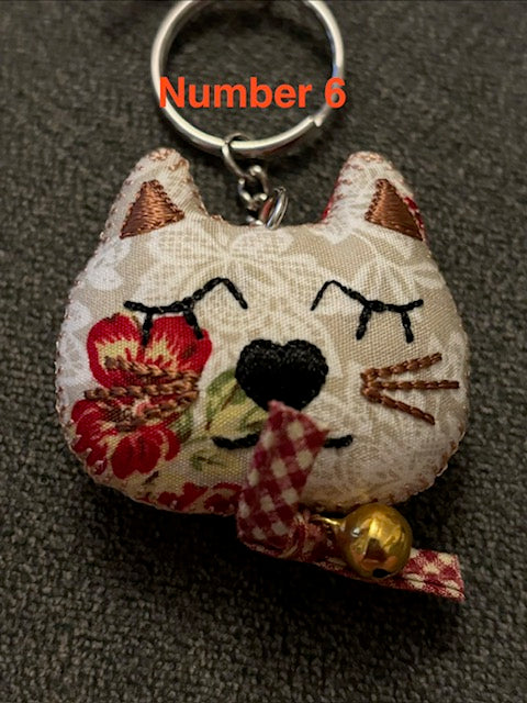 Vintage Cat Keyring
