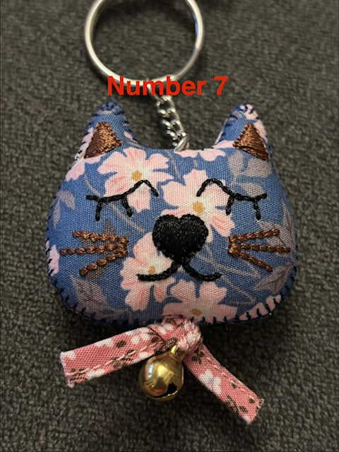 Vintage Cat Keyring