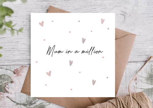 Mum In A Million Card