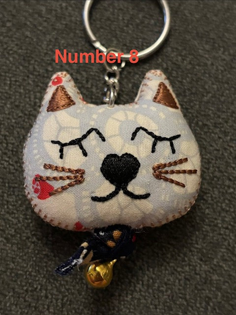 Vintage Cat Keyring