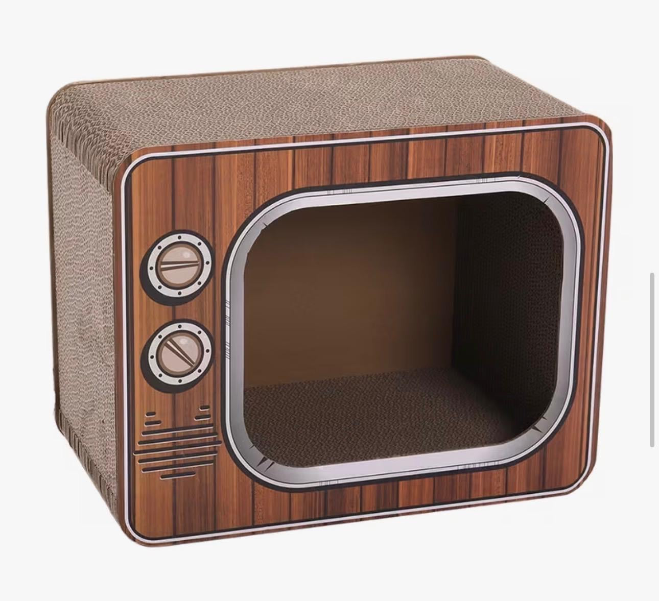 Fun Cat TV Scratching Bed