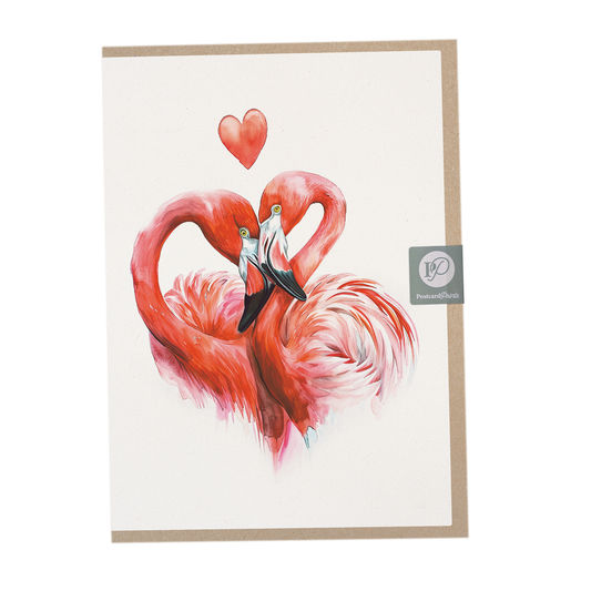 Flamingo Love Valentine’s Day Card