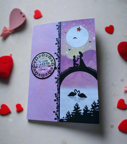 Greetings Card Handcrafted Happily Ever After