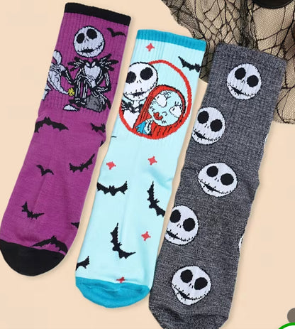 Jack & Sally Nightmare Before Christmas socks