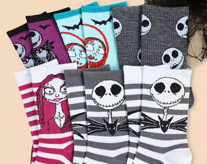 Jack & Sally Nightmare Before Christmas socks