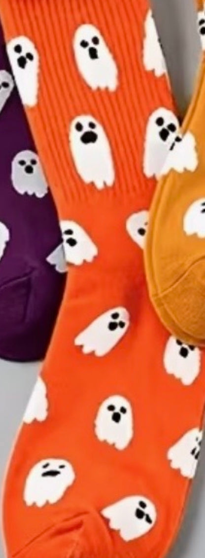 Ghost Halloween Socks