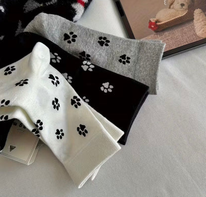 Cat/Dog Paw Print Unisex Socks