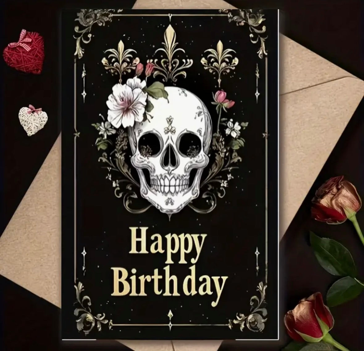 Skull Birthday Card