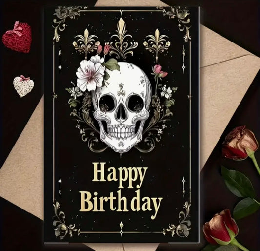 Skull Birthday Card
