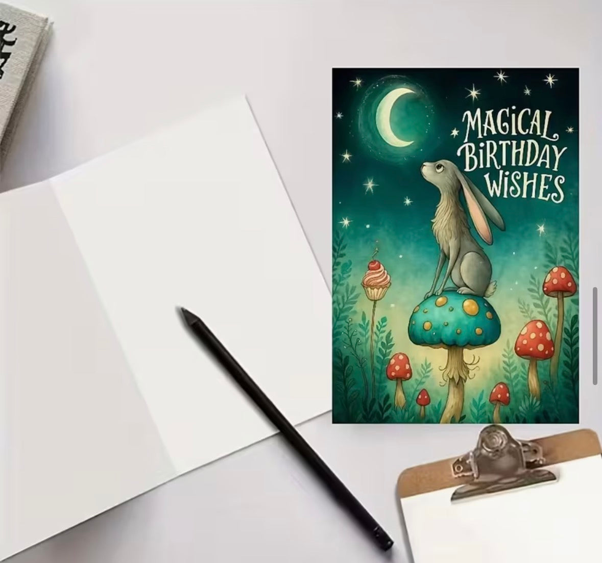 Magical Birthday Wishes Whimsical Greetings Card
