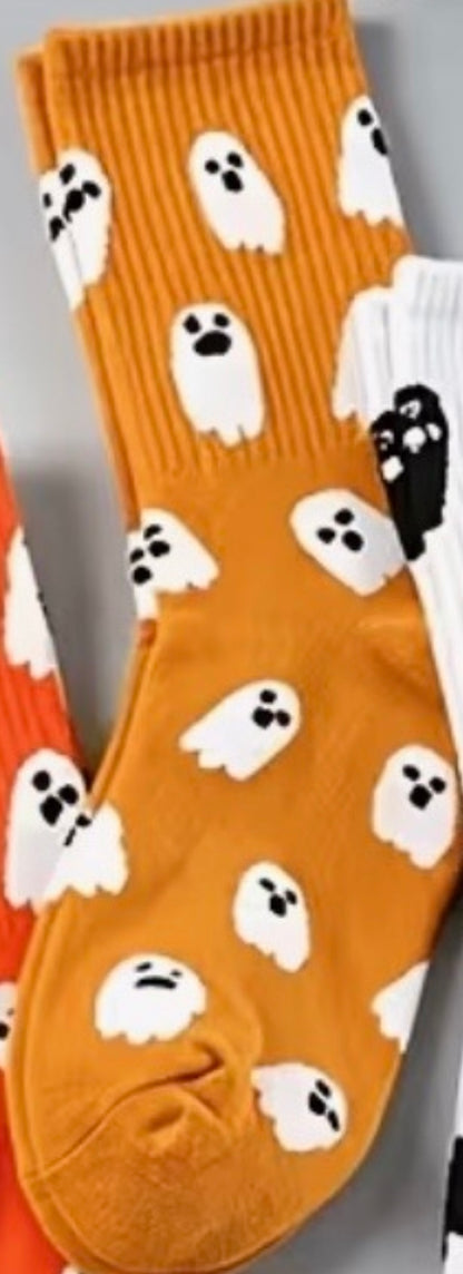 Ghost Halloween Socks
