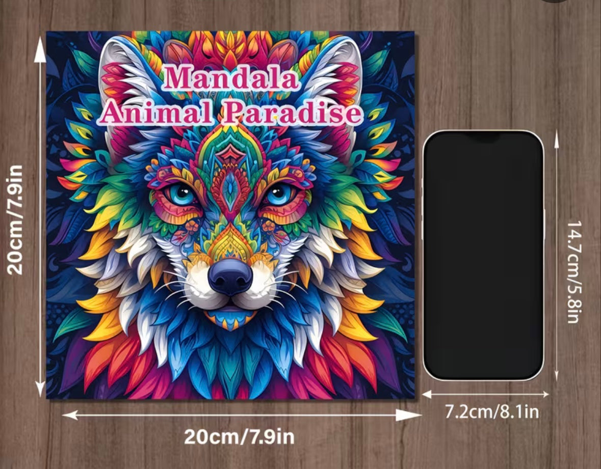 Mandala Animal Coloring Book