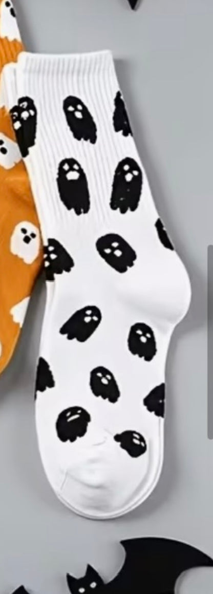 Ghost Halloween Socks
