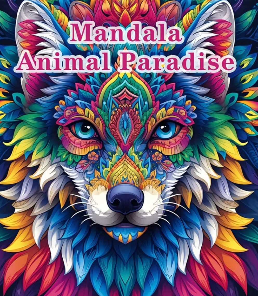 Mandala Animal Coloring Book