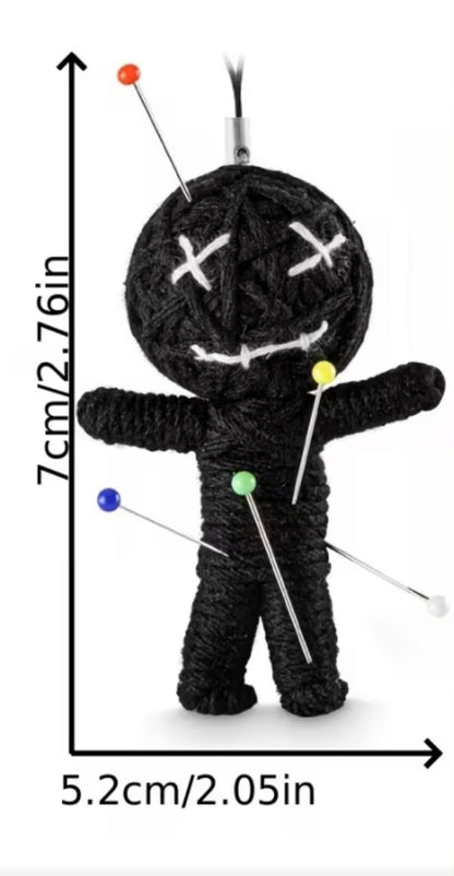 Mini Voodoo Doll & Pins
