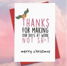 Work Colleague Christmas Card