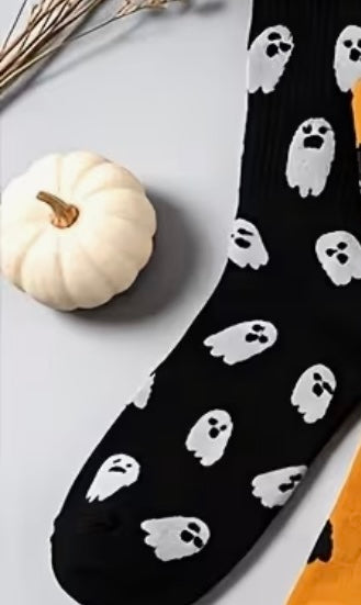 Ghost Halloween Socks