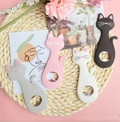 Cat Themed Rubber Bottle Opener