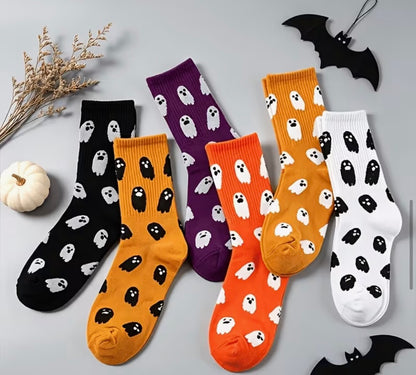 Ghost Halloween Socks