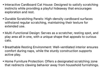 Fun Cat TV Scratching Bed
