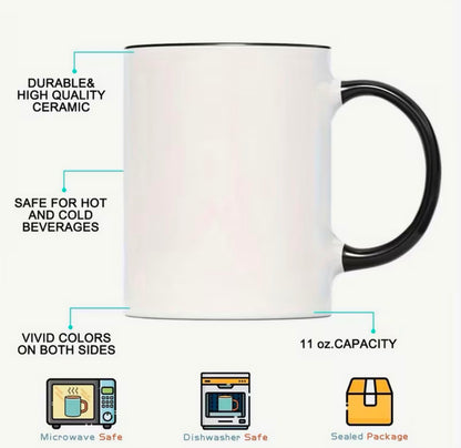 Meow Cat Graphic Printed Coffee Mug