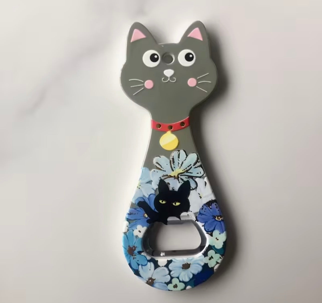 Cartoon Cat Magnetic Bottle Opener