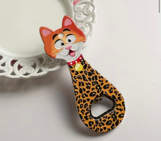 Cartoon Cat Magnetic Bottle Opener