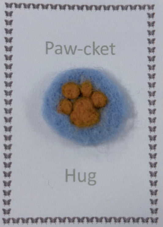 YCR Themed Paw-cket Hug (Handmade Felt)