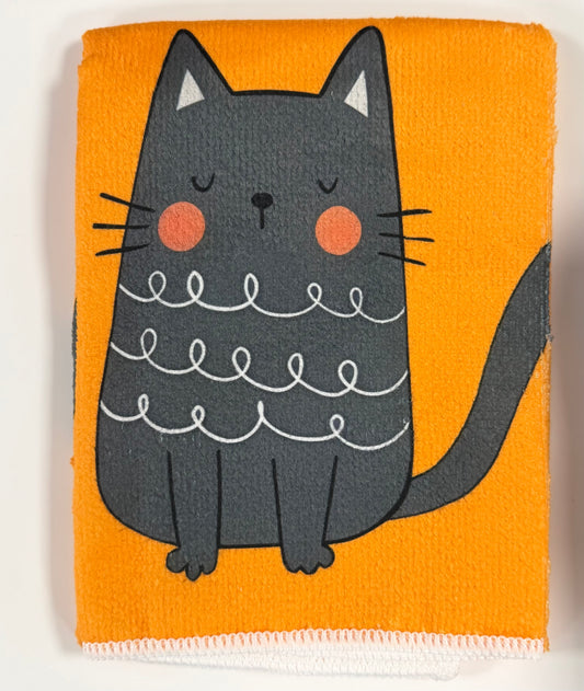 Variety of Cat Themed Microfibre Tea Towels
