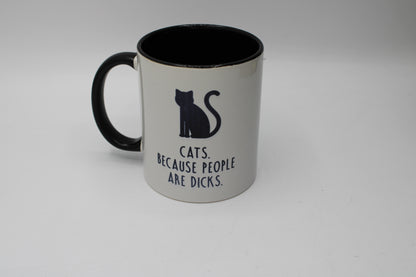 Cats Because People are Dicks Mug