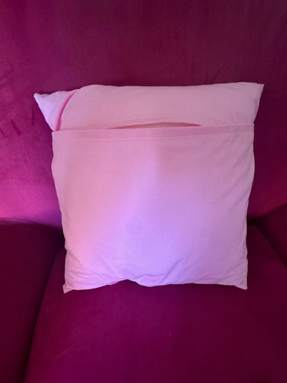 Pink Cute Zebra Cushion